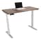 We'Re It Lift It Electric Sit Stand Desk, 46.25 H, 24 W X Laminate wood, metal, Brushed Silver VL22BS4824-RW - alternate 1